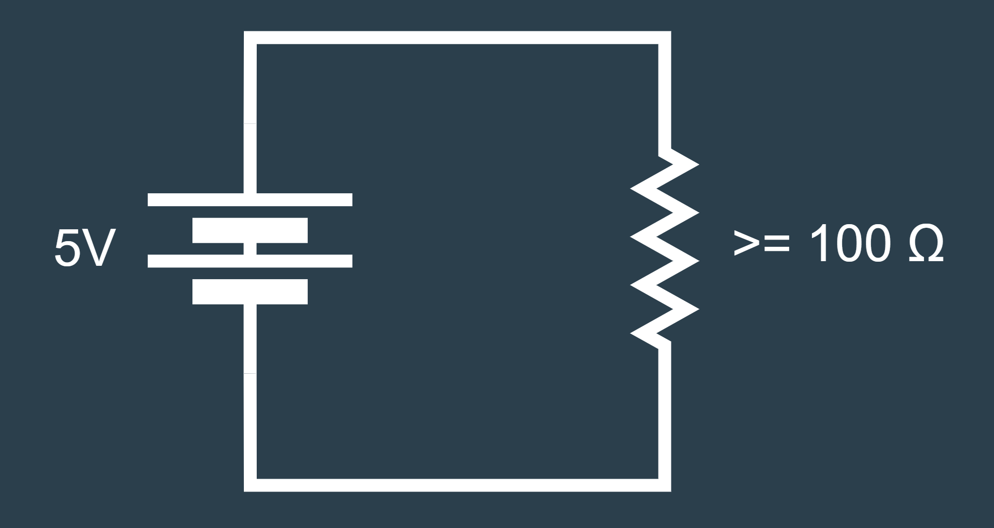 5V Circuit with Resistor that has known limitations